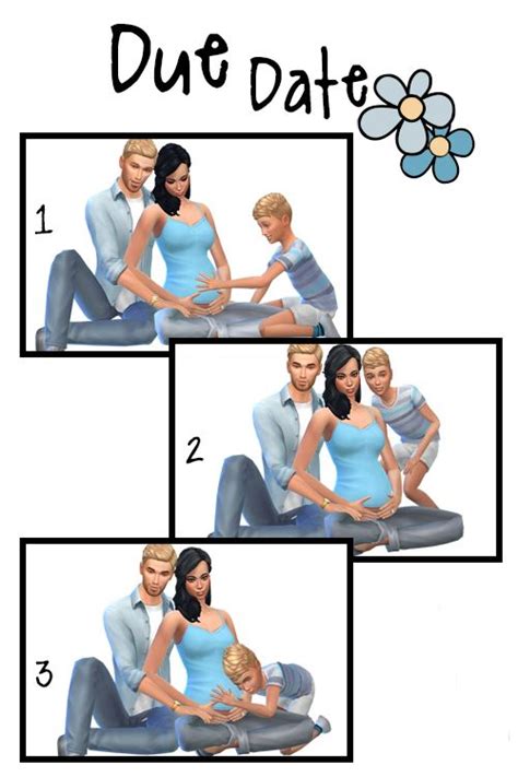 ♥ Due Date ♥ Total 8 Poses For The Gallery For A Male Pregnant