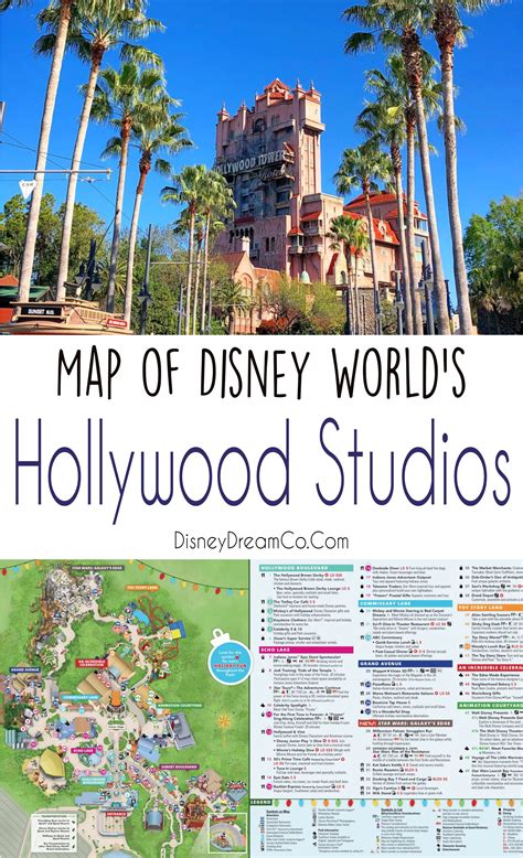 Hollywood Studios Map Walt Disney World Disney World Hollywood