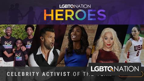 Which Celebrity Activist Did The Most To Advance Lgbtq Equality This Year Lgbtq Nation