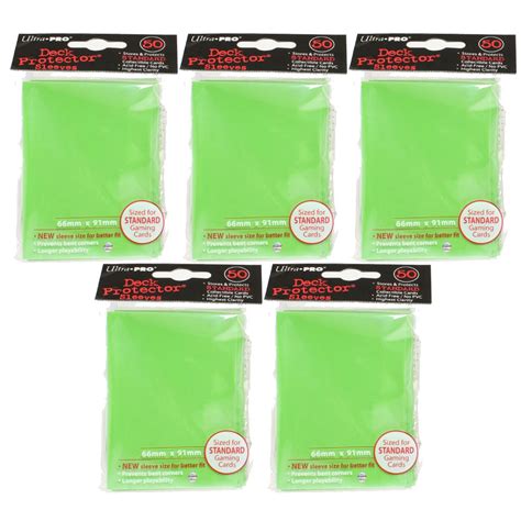 We did not find results for: Trading Card Supplies - Ultra Pro DECK PROTECTORS - LIME GREEN (Lot of 5 - 250 Sleeves)(Standard ...