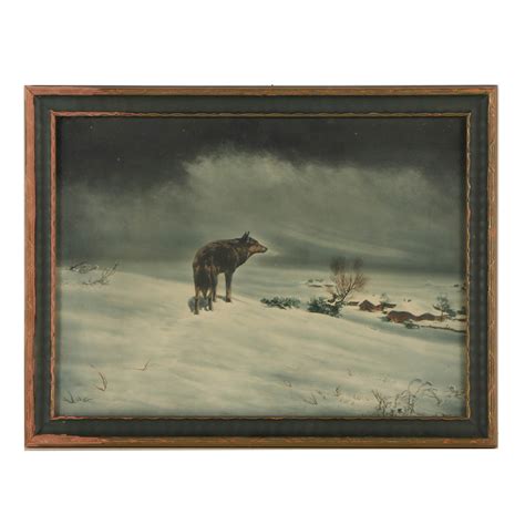 The Lone Wolf Painting Alfred Kowalski At Explore