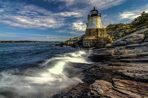Castle Hill Lighthouse Newport Rhode Island Photograph By Alex