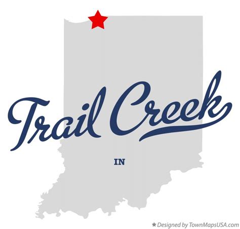Map Of Trail Creek In Indiana