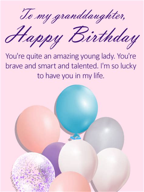 Maybe you would like to learn more about one of these? For my Talented Granddaughter - Happy Birthday Wishes Card ...
