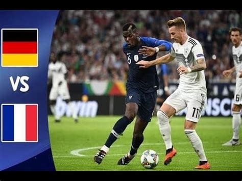 سيقام نهائي يورو 2020 في استاد ويمبلي بالعاصمة الإنجليزية لندن، وهذا الملعب هو الخاص بمنتخب إنجلترا، كما أنه عادةً ما يطلق عليه بين كرة القدم، ومن المقرر أن يستضيف هذا الملعب التاريخي لبريطانيا مباراتي نصف النهائي ولقاء النهائي. ‫ملخص مباراة المانيا و فرنسا‬‎ - YouTube