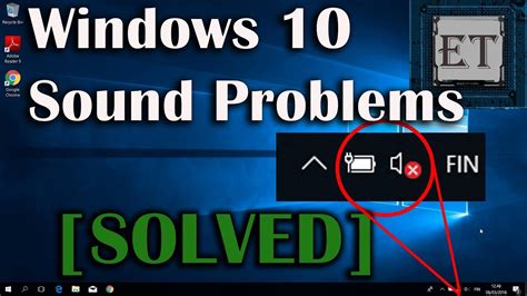 How To Fix Sound Problems In Windows 10 8 Fixes Youtube