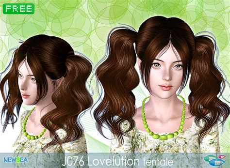 My Sims 3 Blog J076 Lovelution Hair For Females