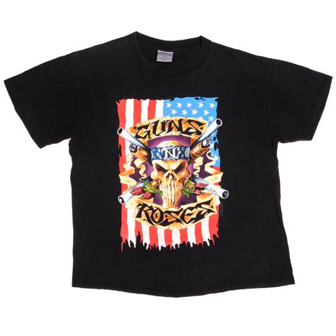 Vintage Guns N Roses Concert Tee Shirt 1992 Size Large Made In Usa