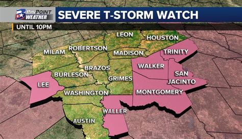 Severe Thunderstorm Watch Severe Thunderstorm Watch In Effect For