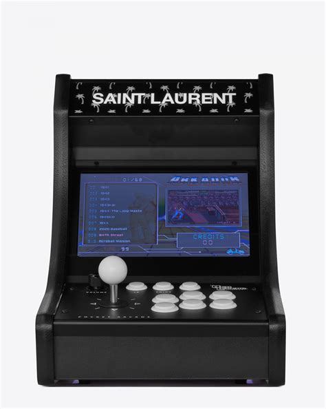 Saint Laurent Rive Droite Neo Legend Retro Arcade Machine Surface Design Dose