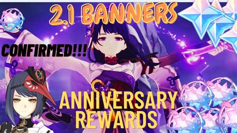 Genshin Impact Anniversary Rewards Confirmed 21limited Banner Full