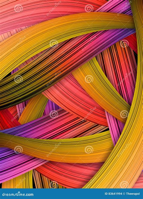Colorful Wavy Abstract Background Stock Illustration Illustration Of