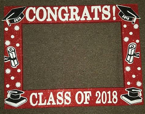 Graduation Photo Booth Frame Class 2020 Grad Party Prop Etsy