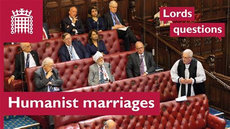 Legal Recognition Of Humanist Marriages Lords Urges Government To Act