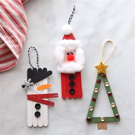 Popsicle Christmas decorations diy popsicle sticks crafts ...