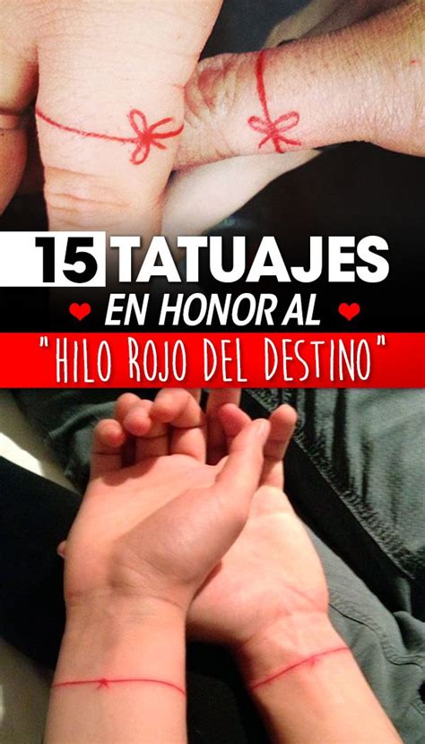 Maybe you would like to learn more about one of these? 15 Hermosos tatuajes que le hacen homenaje a la leyenda de 'El hilo rojo del destino' | Hilo ...