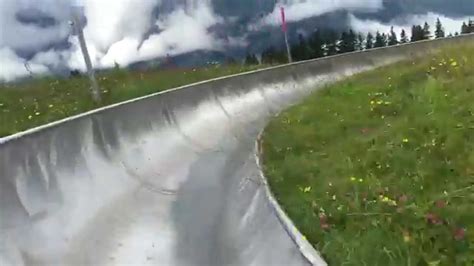 Alpine Slide Engelberg Switzerland Youtube