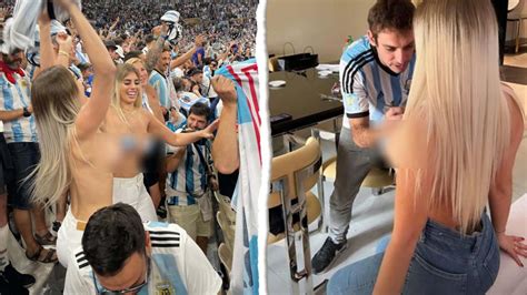 Topless Argentina Fans Who Pulled Off Qatar Stunt Unmasked As Instagram