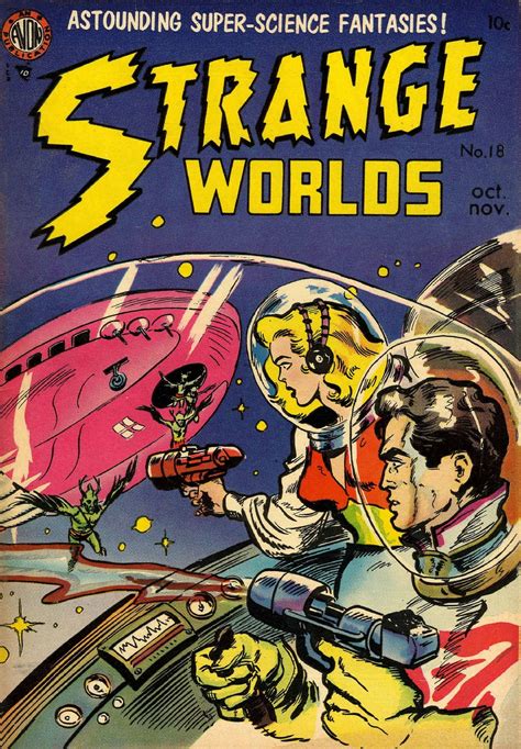 Sci Fi Comic Book Cover Reproduction Print Vintage Strange Etsy