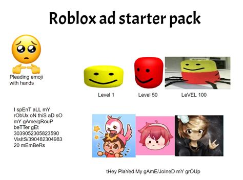 Roblox Ad Starter Pack Rstarterpack