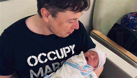 Elon Musk Shares Photo Of Newborn Son Names Him X AE A 12 Musk