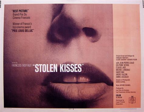 Stolen Kisses Baisers Voles Movie Poster 1969 Half Sheet