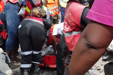 People Found Alive After Six Days Trapped In Rubble Of Building Collapse