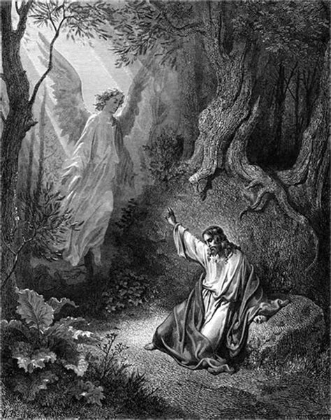 Gustave Dore Jesus Suffers Agony In The Garden Of Gethseman Art Print