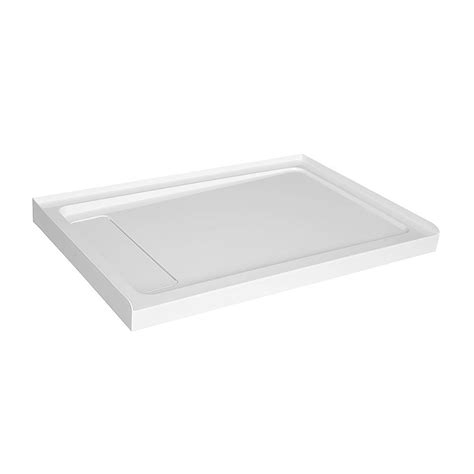 Glacier Bay 48 Inch X 32 Inch Acrylic Shower Base With Left Concealed