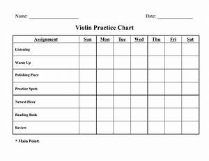 Violin Practice Chart Template Table Download Printable Pdf