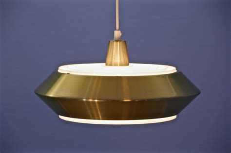 Vintage Danish Pendant Light In Brass 1960 Design Market
