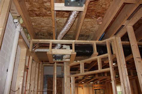 A low ceiling can easily faux ceiling beams or box beams are another way to solve the problem and hide ceiling pipes and wiring. HuskerOmaha's Basement Theater ++ - AVS Forum | Home ...