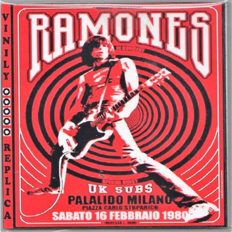 Live At Palalido Milano 16021980 De Ramones Cd Chez Gmvrecords
