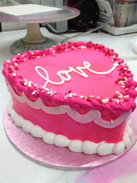 Heart Shaped Cake Valentine Cake Valentines Frosting Icing Heart Shaped Cakes Heart Cake