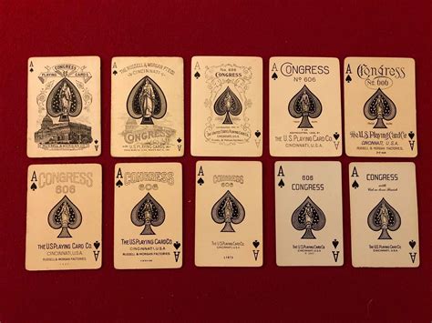 De Evolution Of The Ace Of Spades Cards Shown Date From 1883 1970s