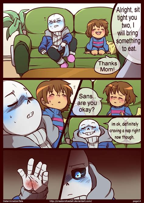 Determinationtale Comic Page By Creatorofcastell On Deviantart Undertale Funny Undertale