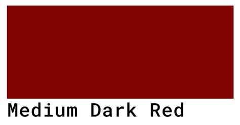 Medium Dark Red Color Codes The Hex Rgb And Cmyk Values