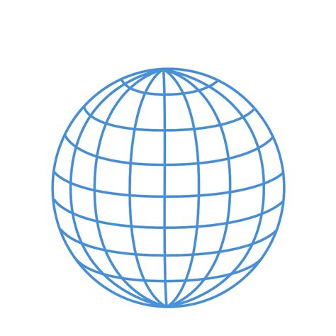 Globe Outline Png Png Image Collection