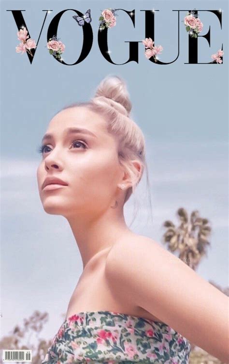 Ariana Grandes Stunning Vogue Cover Shoot