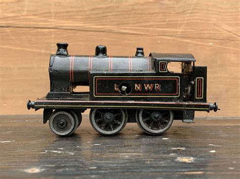 Bing Lnwr 00 Gauge Tinplate Clockwork Tank Locomotive