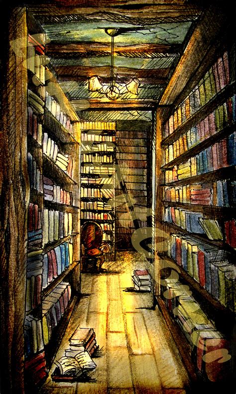 Library Illustration By Lourdeshn On Deviantart