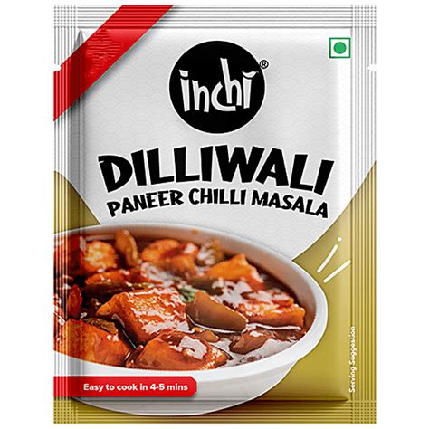 Buy Inchi Dilliwali Paneer Chilli Masala Ready To Cook Online At Best