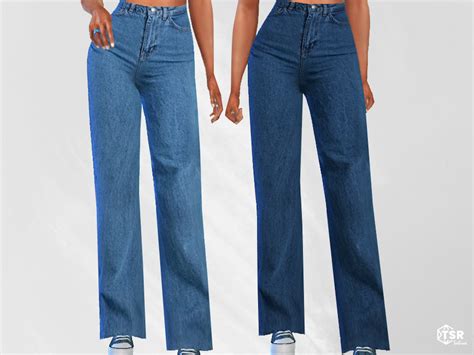 The Sims Resource Full Wide Leg Jeans