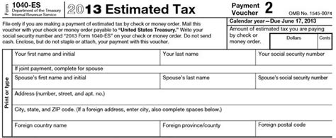 Where To Mail Your Estimated Tax 1040 Es Form Dont Mess With Taxes