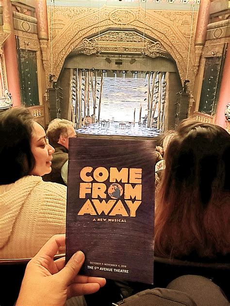 Come From Away Musical 5th Ave Theatre Shows Ive Seen Theatre