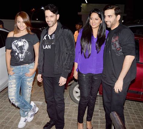 Sonakshi Sinha With Brothers Luv Kush And Kushs Wife Taruna Age Of Ultron Avengers