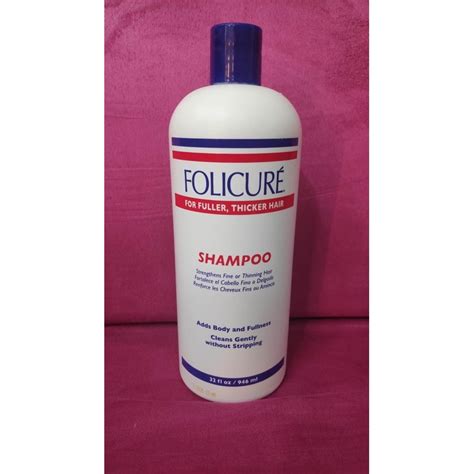 Folicure Shampoo For Fuller And Thicker Hair 946ml Shopee Philippines