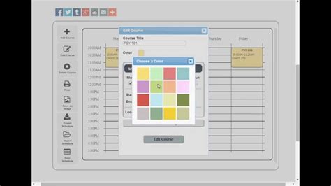 Scheduling software helps businesses schedule employee shits, online appointments, and meetings. Free College Schedule Maker/Builder - Online App - YouTube