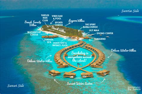 Lily Beach Maldives Resort Maps Discover The Island