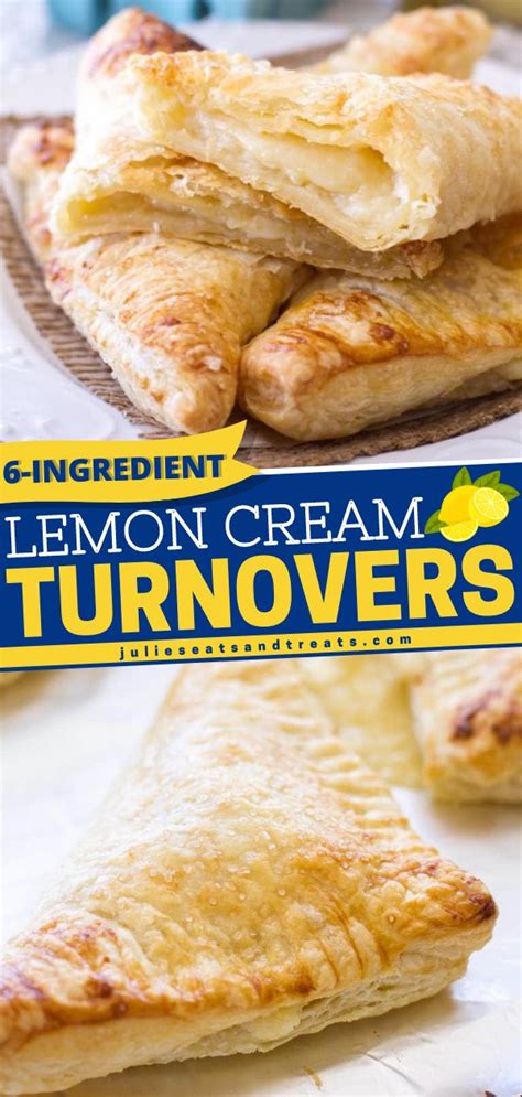 Lemon Cream Turnovers Recipe Turnover Recipes Recipes Easy Turnover